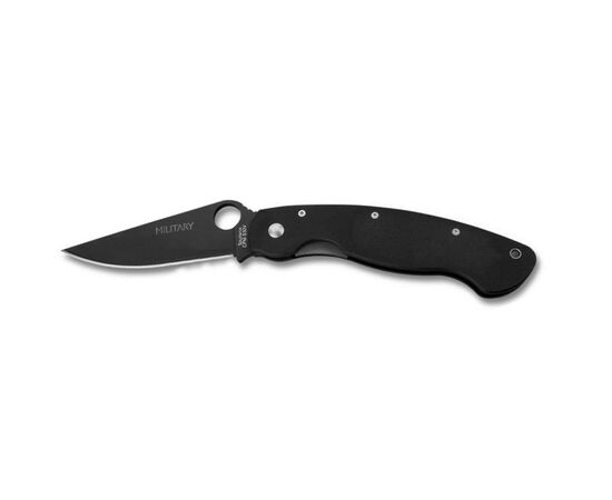 Ніж Spyderco Military, G-10, черный клинок (C36GPBK)
