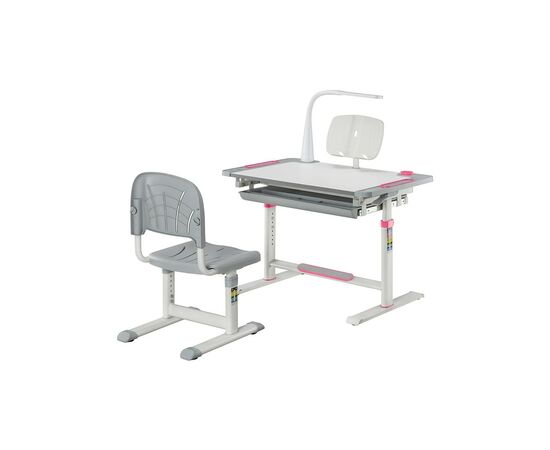 Парта со стулом Cubby Lupin Pink (Lupin pink KIDS FURNITURE), изображение 3 Парта со стулом Cubby Lupin Pink (Lupin pink KIDS FURNITURE), изображение 3