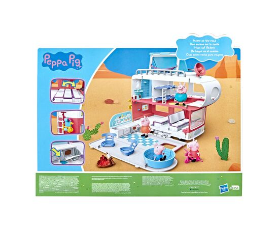 Ігровий набір Peppa Pig Сімейний кемпер Пеппи (F2182), зображення 5 Ігровий набір Peppa Pig Сімейний кемпер Пеппи (F2182), зображення 5