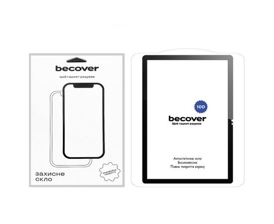 Стекло защитное BeCover 10D Lenovo Tab M10 (3rd Gen) TB-328F 10.1" Black (710577)