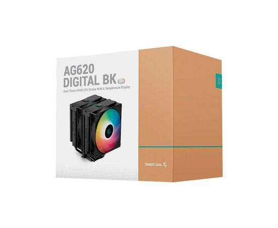 Кулер для процессора Deepcool AG620 Digital BK ARGB (R-AG620-BKADMN-G-2), изображение 9 Кулер для процессора Deepcool AG620 Digital BK ARGB (R-AG620-BKADMN-G-2), изображение 9