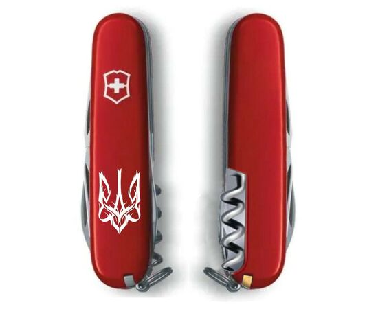 Нож Victorinox Climber Ukraine Тризуб готичний (1.3703_T0630u), изображение 2