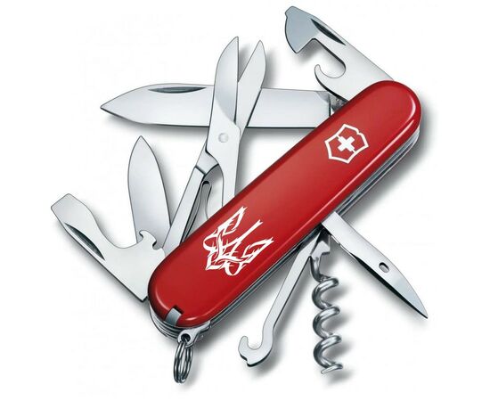 Нож Victorinox Climber Ukraine Тризуб готичний (1.3703_T0630u)
