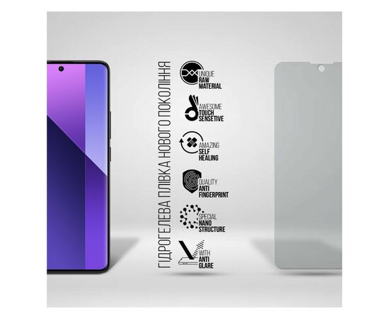 Плівка захисна Armorstandart Matte Xiaomi Redmi Note 13 Pro+ 5G (ARM71865), зображення 2
