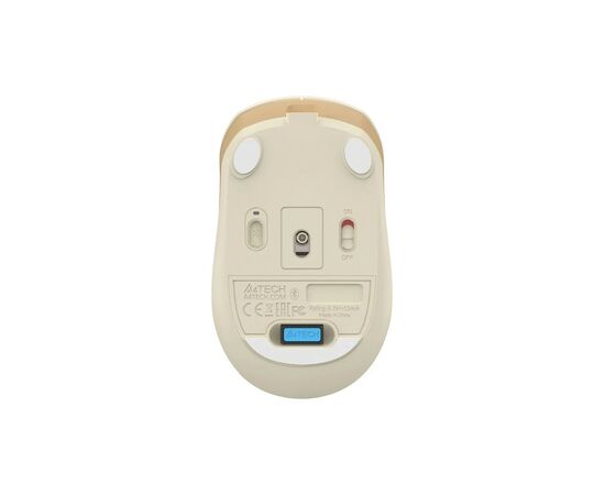 Мышка A4Tech FB26CS Air Wireless/Bluetooth Cafe Latte (4711421991186), изображение 10 Мышка A4Tech FB26CS Air Wireless/Bluetooth Cafe Latte (4711421991186), изображение 10