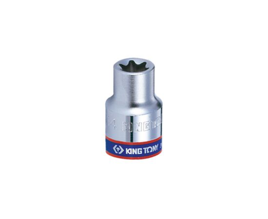 Головка торцевая KING TONY 1/4" звездочка E8 длина 24 мм (237508M)