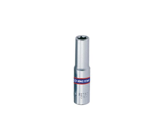 Головка торцевая KING TONY 1/4" звездочка E8 длина 50 мм (227508M)