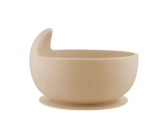 Тарілка дитяча Canpol babies силіконова на присосці - бежева (51/400_bei), зображення 2