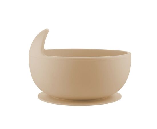 Тарілка дитяча Canpol babies силіконова на присосці - бежева (51/400_bei), зображення 3