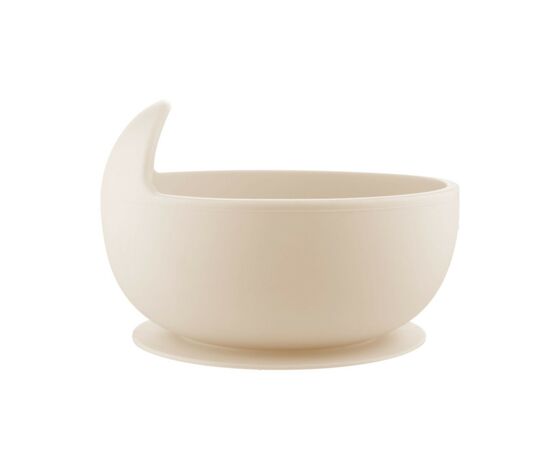 Тарілка дитяча Canpol babies силіконова на присосці - кремова (51/400_creme), зображення 3 Тарілка дитяча Canpol babies силіконова на присосці - кремова (51/400_creme), зображення 3