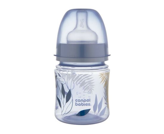 Бутылочка для кормления Canpol babies Easystart GOLD 120 мл антикол. с широк. голубая (35/239_blu)