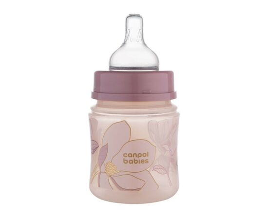 Бутылочка для кормления Canpol babies Easystart GOLD 120 мл антикол. с широк, розовая (35/239_pin), изображение 2 Бутылочка для кормления Canpol babies Easystart GOLD 120 мл антикол. с широк, розовая (35/239_pin), изображение 2