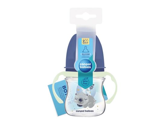 Бутылочка для кормления Canpol babies Easystart Sleepy Koala 120 мл голубая (35/236_blu), изображение 3 Бутылочка для кормления Canpol babies Easystart Sleepy Koala 120 мл голубая (35/236_blu), изображение 3