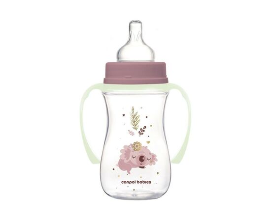 Бутылочка для кормления Canpol babies Easystart Sleepy Koala 240 мл розовая (35/237_pin), изображение 2 Бутылочка для кормления Canpol babies Easystart Sleepy Koala 240 мл розовая (35/237_pin), изображение 2
