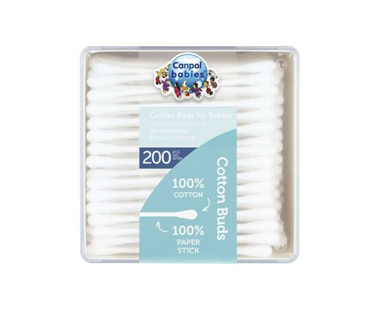Ватные палочки Canpol babies 200 шт. (3/116), изображение 3 Ватные палочки Canpol babies 200 шт. (3/116), изображение 3