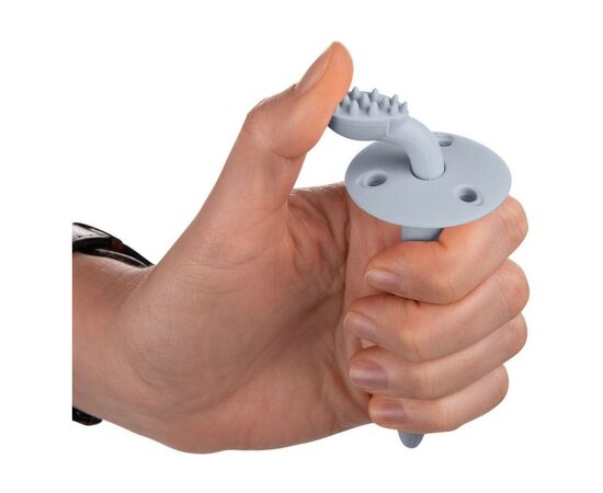 Детская зубная щетка Canpol babies с ограничителем - голубая (51/500_blu), изображение 2 Детская зубная щетка Canpol babies с ограничителем - голубая (51/500_blu), изображение 2