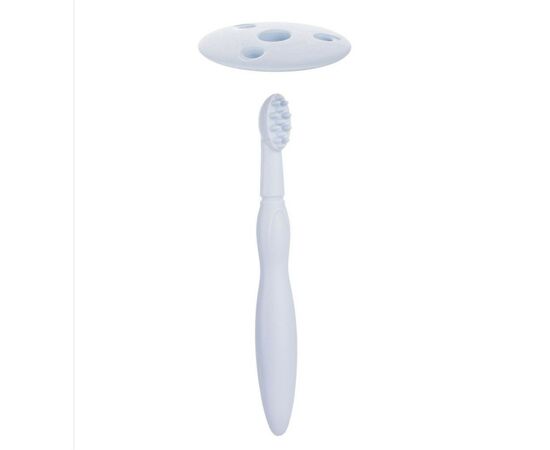 Детская зубная щетка Canpol babies с ограничителем - голубая (51/500_blu), изображение 3 Детская зубная щетка Canpol babies с ограничителем - голубая (51/500_blu), изображение 3