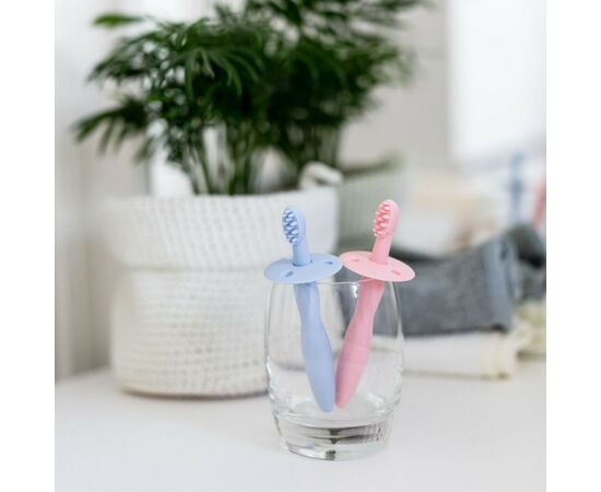 Детская зубная щетка Canpol babies с ограничителем - розовая (51/500_pin), изображение 8 Детская зубная щетка Canpol babies с ограничителем - розовая (51/500_pin), изображение 8