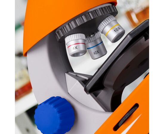 Микроскоп Bresser Junior 40x-640x Orange + кейс (926813), изображение 5 Микроскоп Bresser Junior 40x-640x Orange + кейс (926813), изображение 5