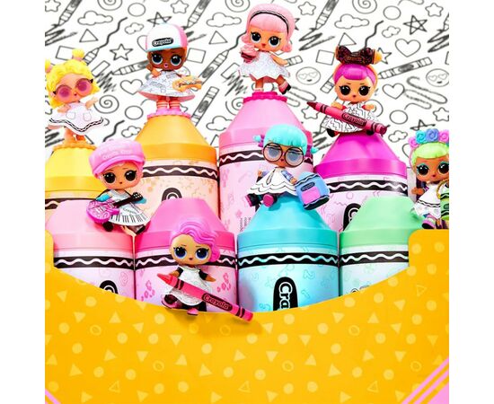 Кукла L.O.L. Surprise! серии Crayola – Колоринки (505273), изображение 10 Кукла L.O.L. Surprise! серии Crayola – Колоринки (505273), изображение 10