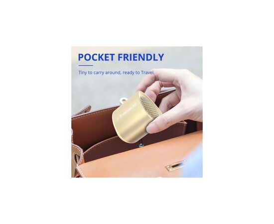 Акустическая система Tronsmart Nimo Mini Speaker Gold (985908), изображение 9 Акустическая система Tronsmart Nimo Mini Speaker Gold (985908), изображение 9
