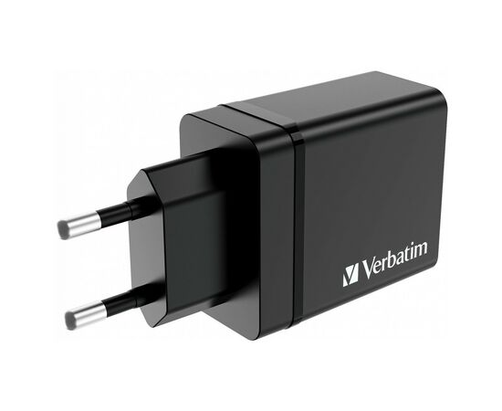 Зарядное устройство Verbatim USB 30W PD3.0 4-ports black (49700), изображение 2 Зарядное устройство Verbatim USB 30W PD3.0 4-ports black (49700), изображение 2