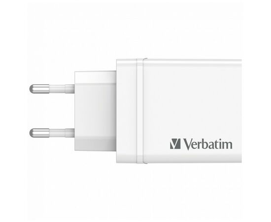 Зарядное устройство Verbatim USB 30W PD3.0 4-ports white (49701), изображение 5 Зарядное устройство Verbatim USB 30W PD3.0 4-ports white (49701), изображение 5