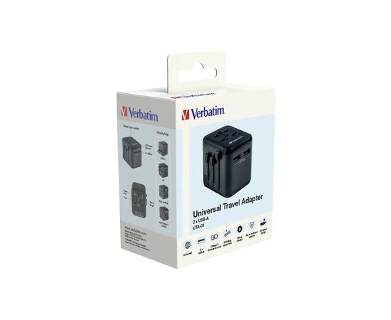 Зарядний пристрій Verbatim UTA-01 (2xUSB) (49543), зображення 11 Зарядний пристрій Verbatim UTA-01 (2xUSB) (49543), зображення 11