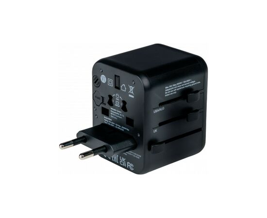 Зарядний пристрій Verbatim UTA-02 PD20W (USB-A /USB-C) (49544), зображення 4 Зарядний пристрій Verbatim UTA-02 PD20W (USB-A /USB-C) (49544), зображення 4