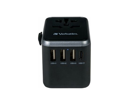 Зарядний пристрій Verbatim UTA-04 PD61W (3xUSB-A/2xUSB-C) (49546), зображення 10 Зарядний пристрій Verbatim UTA-04 PD61W (3xUSB-A/2xUSB-C) (49546), зображення 10