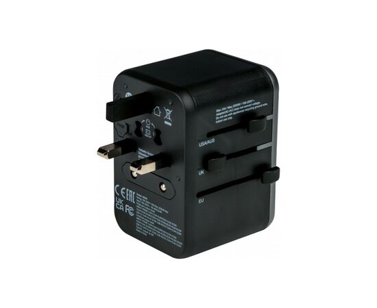 Зарядний пристрій Verbatim UTA-04 PD61W (3xUSB-A/2xUSB-C) (49546), зображення 6 Зарядний пристрій Verbatim UTA-04 PD61W (3xUSB-A/2xUSB-C) (49546), зображення 6