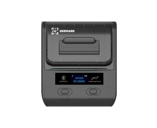 Принтер этикеток UKRMARK DP30BK, USB, Bluetooth, рулони 20-80 мм (DP30BK)