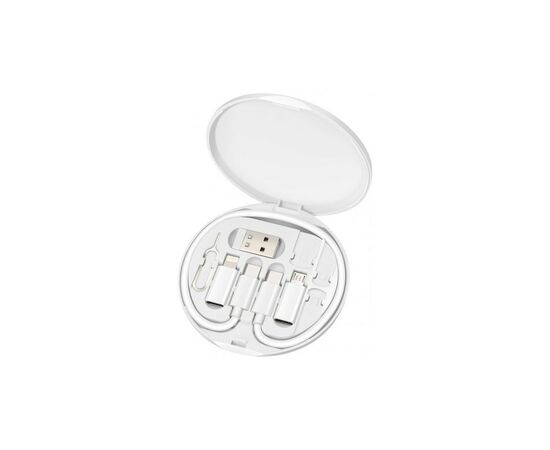 Перехідник USB-C to USB-A/micro/Lightning USB2.0 0.28m 60W Maxxter (UB-SET)