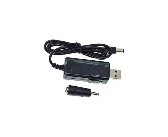 Кабель питания USB-AM to 5.5/3.5mm 9/12V 0.8m Maxxter (UB-DC9/12-0.8M), изображение 2 Кабель питания USB-AM to 5.5/3.5mm 9/12V 0.8m Maxxter (UB-DC9/12-0.8M), изображение 2