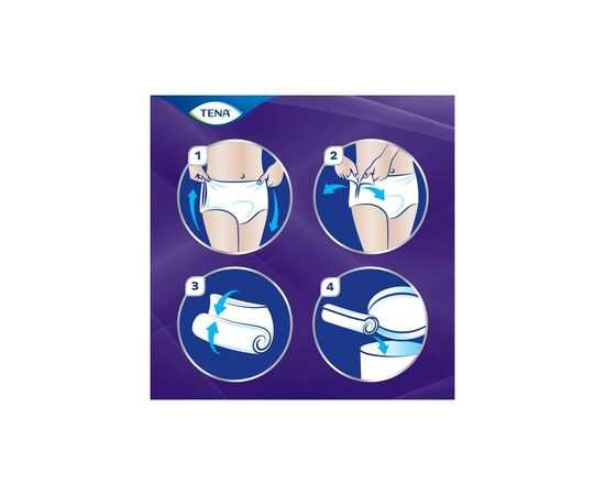 Подгузники для взрослых Tena Pants Plus Night Extra Large 10 шт (7322542133569), изображение 10 Подгузники для взрослых Tena Pants Plus Night Extra Large 10 шт (7322542133569), изображение 10