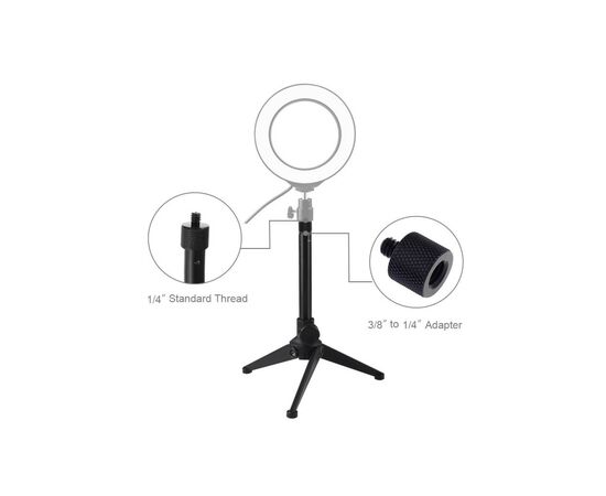 Набор блогера Puluz Table tripod 21.8 см (PU408), изображение 3 Набор блогера Puluz Table tripod 21.8 см (PU408), изображение 3