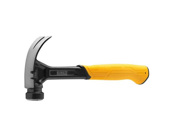 Молоток DeWALT CURVE-CLAW, цельнометаллический, 454 г, с гвоздодером (DWHT51002-0), изображение 2 Молоток DeWALT CURVE-CLAW, цельнометаллический, 454 г, с гвоздодером (DWHT51002-0), изображение 2
