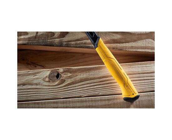 Молоток DeWALT CURVE-CLAW, цельнометаллический, 454 г, с гвоздодером (DWHT51002-0), изображение 4 Молоток DeWALT CURVE-CLAW, цельнометаллический, 454 г, с гвоздодером (DWHT51002-0), изображение 4