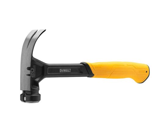 Молоток DeWALT CURVE-CLAW, цельнометаллический, 567 г, с гвоздодером (DWHT51009-0), изображение 2 Молоток DeWALT CURVE-CLAW, цельнометаллический, 567 г, с гвоздодером (DWHT51009-0), изображение 2
