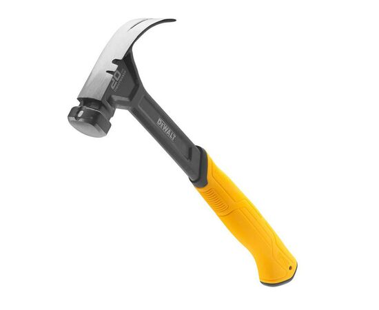 Молоток DeWALT CURVE-CLAW, цельнометаллический, 567 г, с гвоздодером (DWHT51009-0), изображение 3 Молоток DeWALT CURVE-CLAW, цельнометаллический, 567 г, с гвоздодером (DWHT51009-0), изображение 3