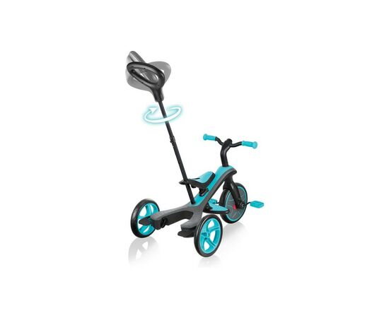 Детский велосипед Globber 4 в 1 Explorer Trike Teal Turquoise (632-105-3), изображение 3 Детский велосипед Globber 4 в 1 Explorer Trike Teal Turquoise (632-105-3), изображение 3