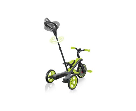 Детский велосипед Globber 4 в 1 Explorer Trike Lime Green (632-106-3), изображение 3 Детский велосипед Globber 4 в 1 Explorer Trike Lime Green (632-106-3), изображение 3