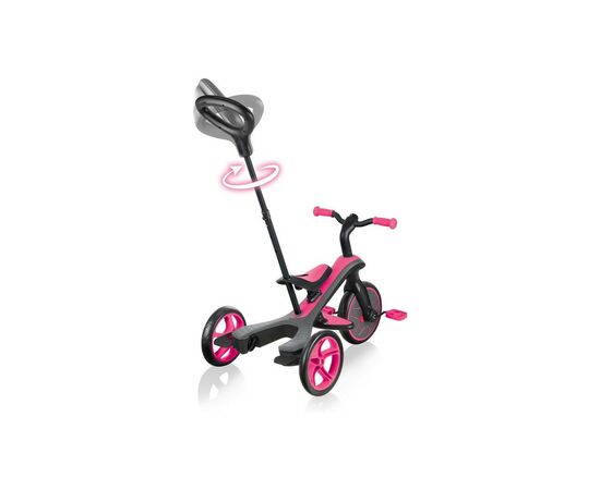 Детский велосипед Globber 4 в 1 Explorer Trike Pink (632-110-3), изображение 3 Детский велосипед Globber 4 в 1 Explorer Trike Pink (632-110-3), изображение 3
