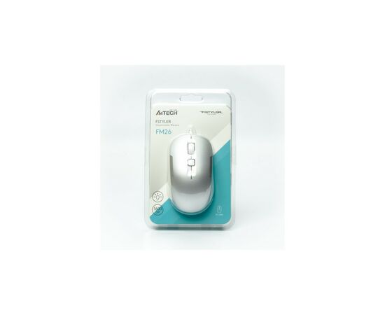 Мишка A4Tech FM26 USB Icy White (4711421991469), зображення 11 Мишка A4Tech FM26 USB Icy White (4711421991469), зображення 11