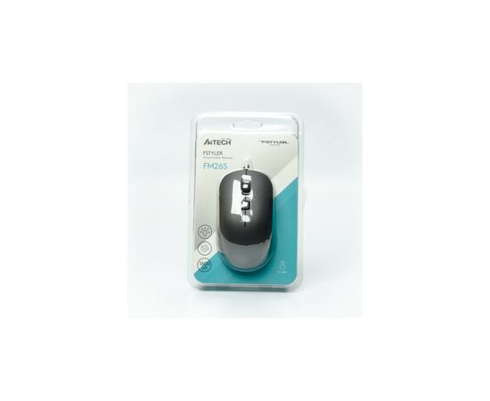 Мишка A4Tech FM26S USB Smoky Grey (4711421993630), зображення 11 Мишка A4Tech FM26S USB Smoky Grey (4711421993630), зображення 11