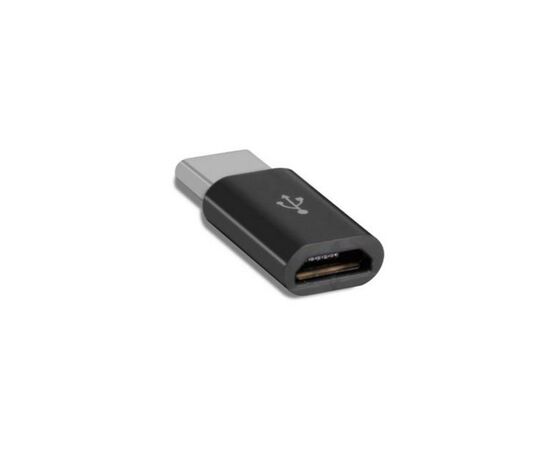 Переходник Type-C to Micro USB Lapara (LA-Type-C-MicroUSB-adaptor black), изображение 2 Переходник Type-C to Micro USB Lapara (LA-Type-C-MicroUSB-adaptor black), изображение 2