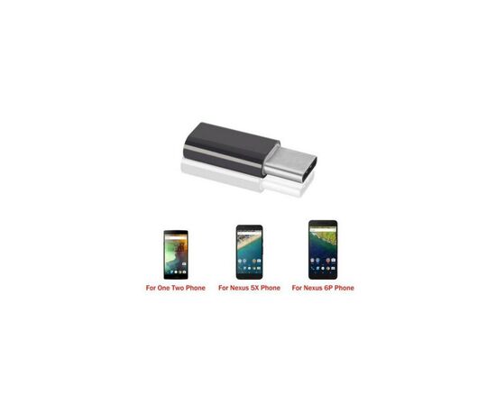 Переходник Type-C to Micro USB Lapara (LA-Type-C-MicroUSB-adaptor black), изображение 5 Переходник Type-C to Micro USB Lapara (LA-Type-C-MicroUSB-adaptor black), изображение 5