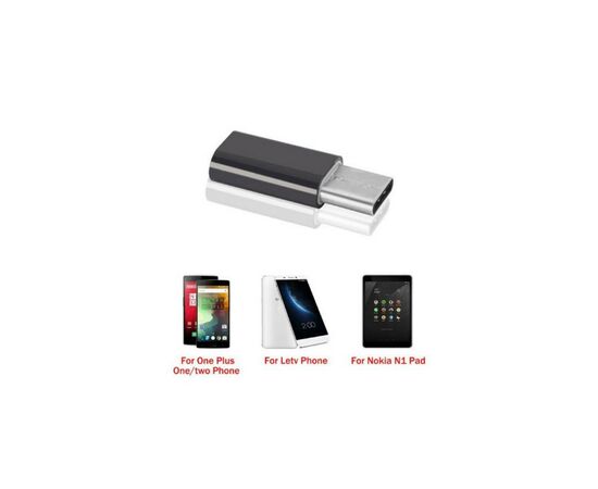 Переходник Type-C to Micro USB Lapara (LA-Type-C-MicroUSB-adaptor black), изображение 6 Переходник Type-C to Micro USB Lapara (LA-Type-C-MicroUSB-adaptor black), изображение 6