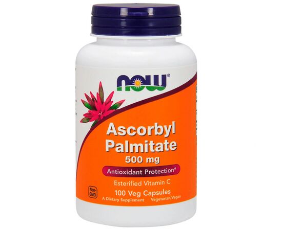 Вітамін Now Foods Аскорбіл Пальмітат, Ascorbyl Palmitate, 500 мг, 100 вегетарі (NOW-00608)