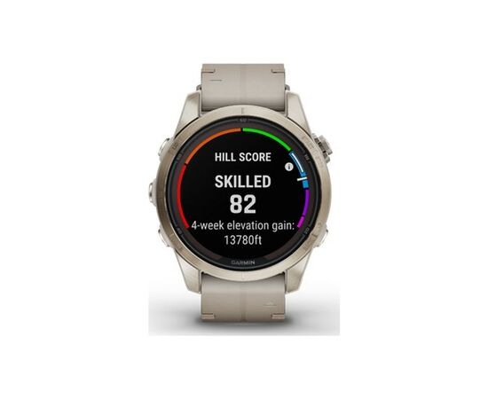 Смарт-часы Garmin fenix 7S Pro Saph Solar, Sft Gld SS w/Lmestn Lthr, Excl, GPS (010-02776-30), изображение 7 Смарт-часы Garmin fenix 7S Pro Saph Solar, Sft Gld SS w/Lmestn Lthr, Excl, GPS (010-02776-30), изображение 7
